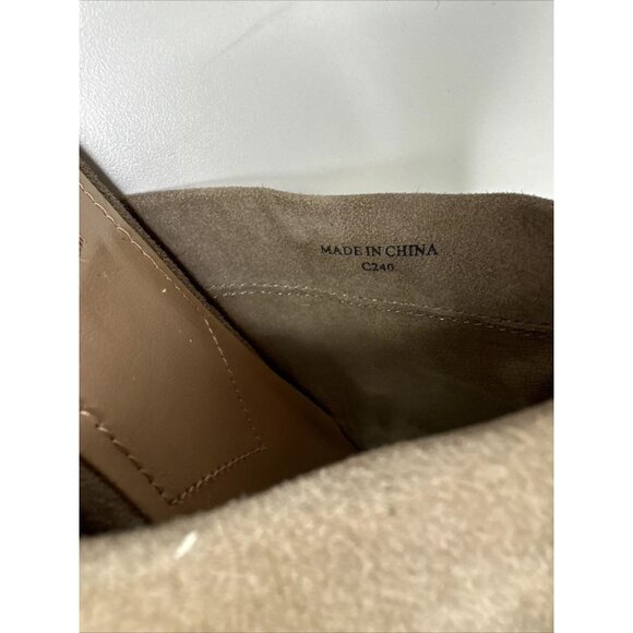 Charles David Women's Soleil Leather Slide Suede Tan Size 10 - Picture 7 of 10